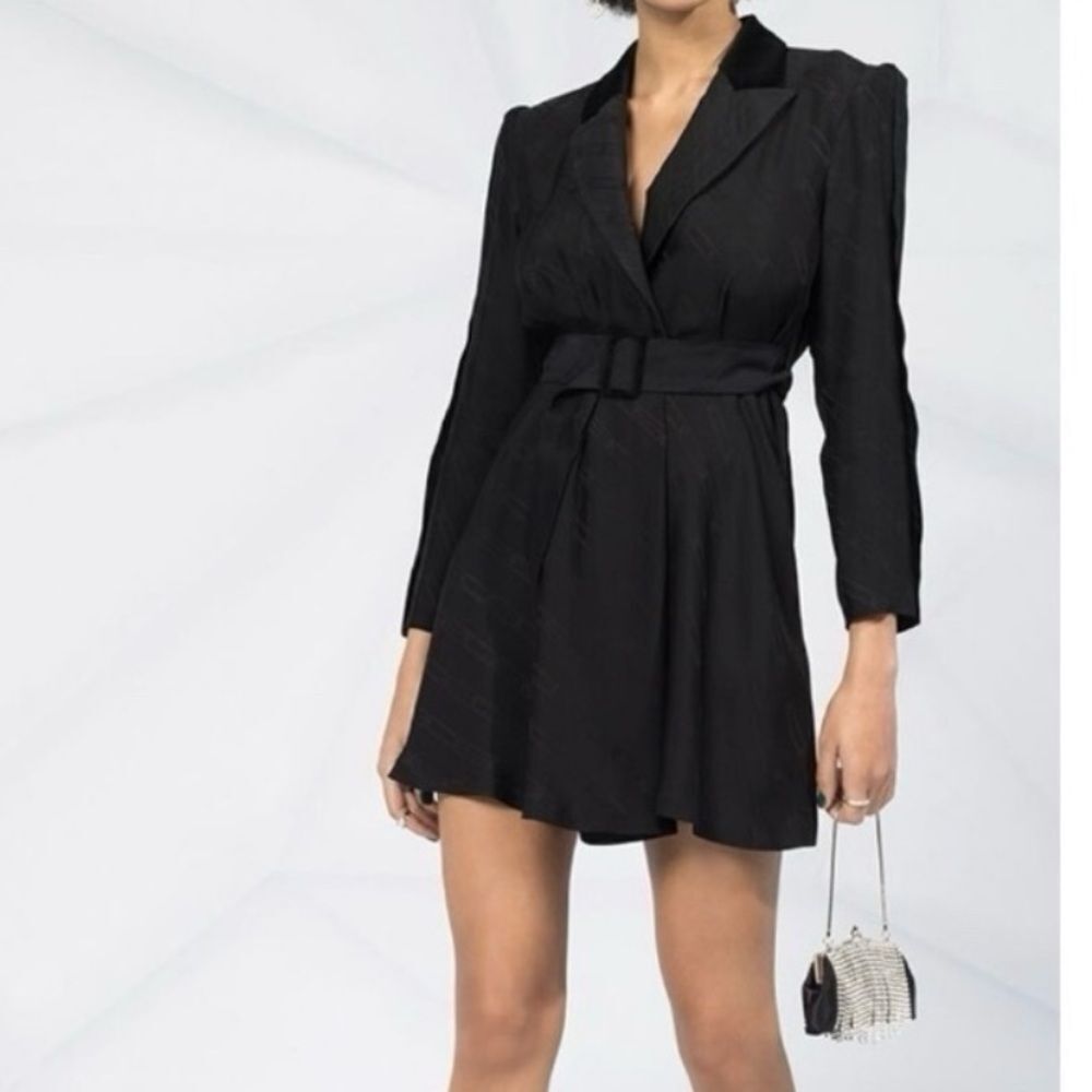 Sandro Belted Blazer Dress - Black